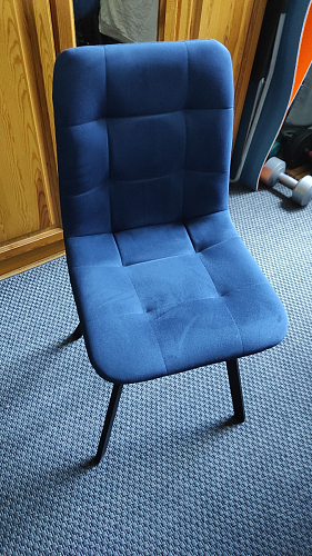 Комплект стульев Чилли 4 шт темно-серый / черный фото покупателя 424