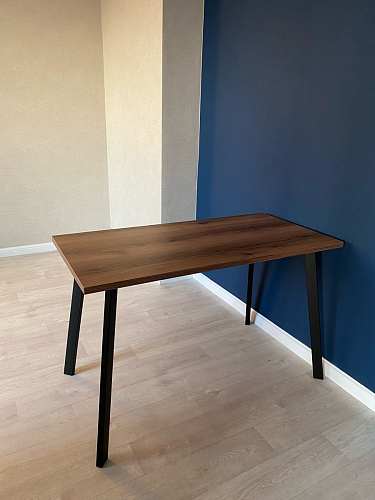 Стол Тринити Лофт 120 32 мм дуб галифакс табако / черный матовый фото покупателя 848