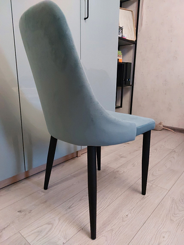 Стул на металлокаркасе Kora dark gray / black фото покупателя 107