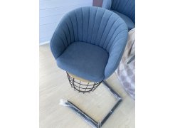 Стул на металлокаркасе Моншау velutto 49 / черный фото покупателя 1