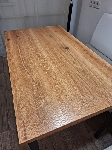 Стол Оригон файерстоун / черный матовый фото покупателя 20