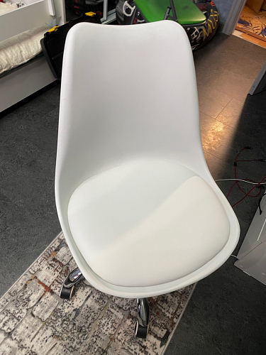 Компьютерное кресло Kolin с подушкой clear / white фото покупателя 130