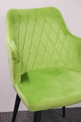 Стул на металлокаркасе Velen light gray / black из шоурума 4