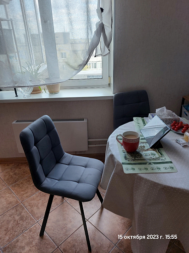 Стул на металлокаркасе Чилли К кирпичный / черный фото покупателя 76