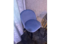 Стул на металлокаркасе Gabi 1 бежевый / черный с серебряными наконечниками фото покупателя 569