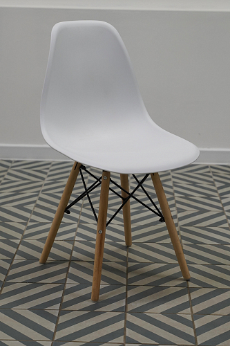 Стул Cindy Eames mod. 001 khaki / natural из шоурума 2