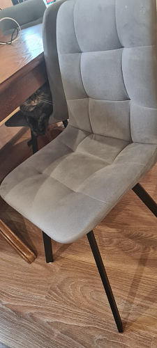 Комплект стульев Чилли 4 шт темно-серый / черный фото покупателя 64