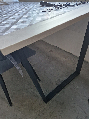 Деревянный стол Лота Лофт 120x75 дуб крафт табачный / черный матовый фото покупателя 899