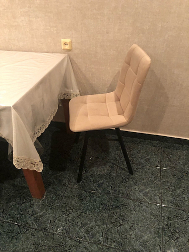 Комплект из "Стул на металлокаркасе Чилли розовый / черный каркас" 2 шт. фото покупателя 1042