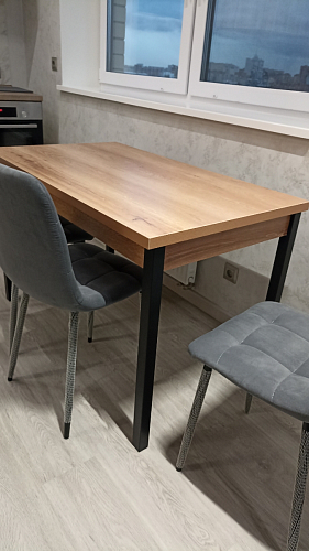 Стол Оригон делано / черный матовый фото покупателя 17