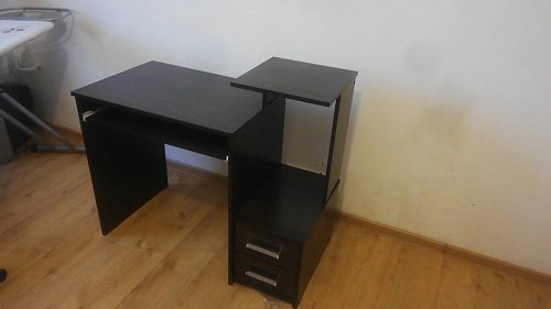 Стол компьютерный Джаз-24 правый белый фото покупателя 139