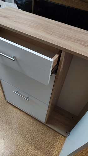 Обувница ТП-4 дуб сонома / белый  - Уцененный экземпляр фото покупателя 18