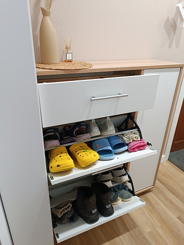 Обувница ТП-4 дуб сонома / белый  - Уцененный экземпляр фото покупателя 29