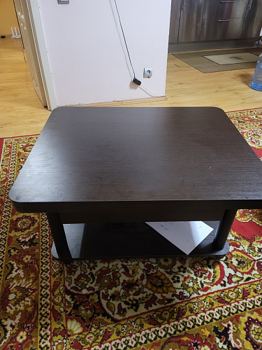 Стол-трансформер Виват дуб вотан / хром фото покупателя 14