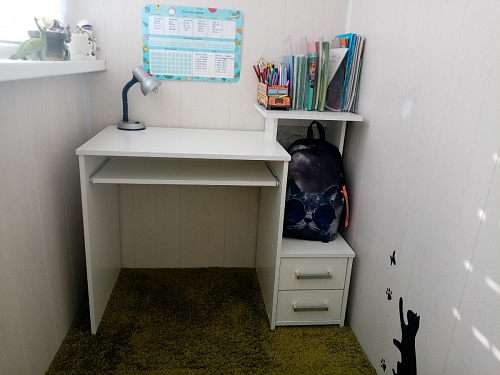 Стол компьютерный Джаз-24 правый венге фото покупателя 82