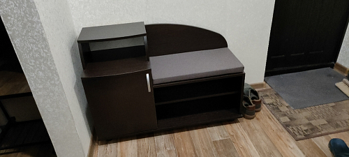 Обувница Аврора дуб млечный / венге фото покупателя 112