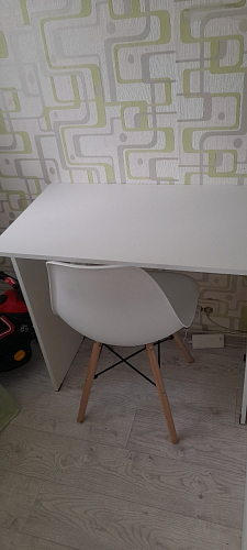 Стол письменный Kiwi дуб молочный  - Уцененный экземпляр фото покупателя 147