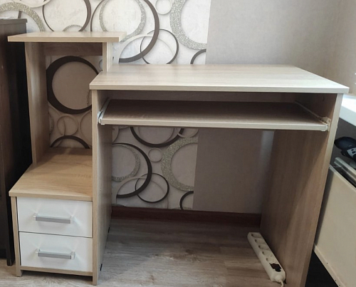 Стол компьютерный Джаз-24 правый венге фото покупателя 100