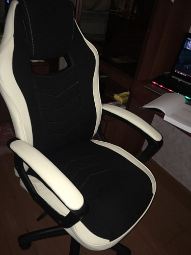 Компьютерное кресло Gamer черное / бежевое фото покупателя 62