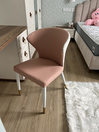 Стул на металлокаркасе Darcy white / pink фото покупателя 2