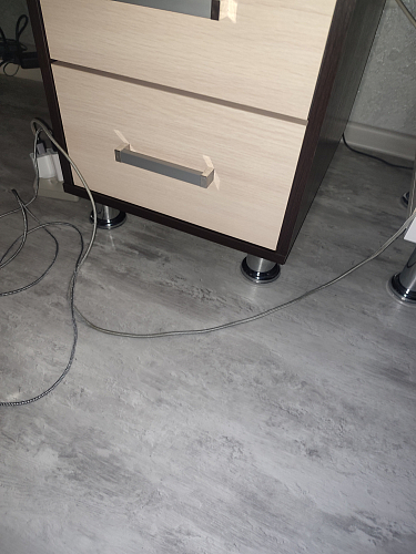 Стол компьютерный Джаз-15 белый правый фото покупателя 2