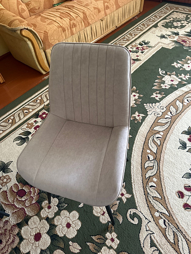 Стул на металлокаркасе Седа 360 К латте (velutto 08) / белый фото покупателя 297