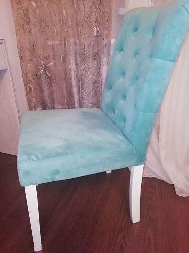 Стул Amelia white / fabric cream фото покупателя 16