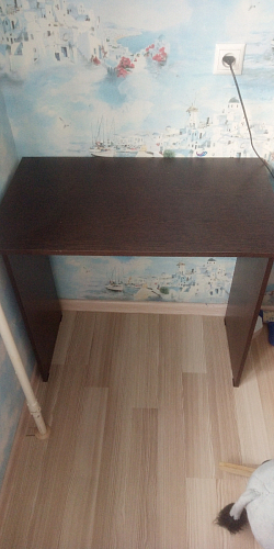 Стол письменный Kiwi дуб молочный  - Уцененный экземпляр фото покупателя 129