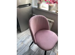 Стул на металлокаркасе Gabi 1 light purple / black фото покупателя 45