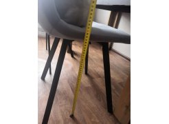 Стул на металлокаркасе Чилли светло-серый / черный фото покупателя 461