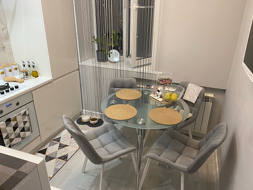 Стул на металлокаркасе Челси К бирюзовый / черный фото покупателя 56