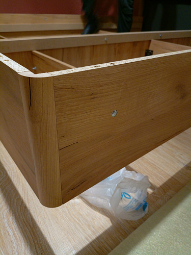 Двуспальная кровать Клауд 160х200 парящая дуб крафт золотой / антрацит фото покупателя 404