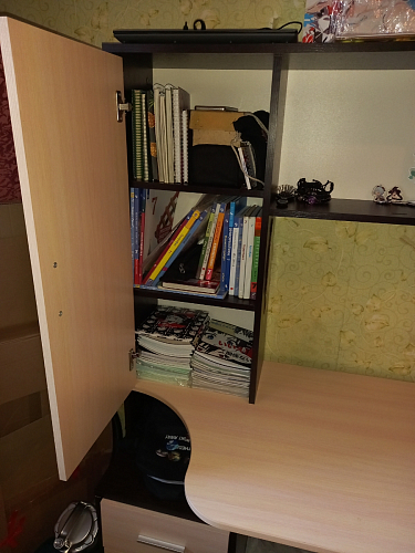 Письменный стол КСТ-16 левый венге / беленый дуб фото покупателя 85