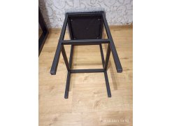 Барный стул Лофт кожзам темно-серый / черный матовый фото покупателя 190