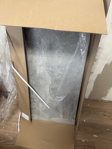 Стол Тринити Лофт 120 32 мм дуб галифакс табако / черный матовый фото покупателя 749