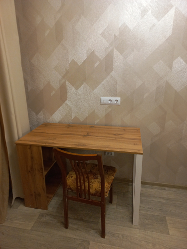 Письменный стол Битти Лофт 116х60х75 дуб делано светлый / белый матовый фото покупателя 132