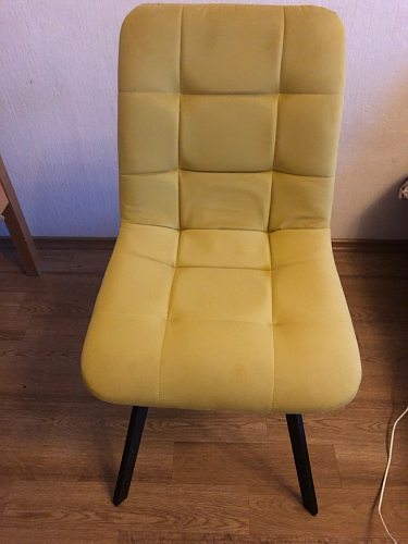 Стул на металлокаркасе Чилли К кирпичный / черный фото покупателя 256