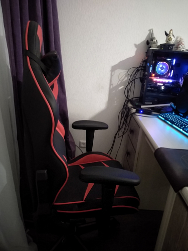 Компьютерное кресло Racer черное / оранжевое фото покупателя 53