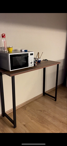 Барная стойка Дилан Лофт 120х40х90 бетон светлый фото покупателя 84