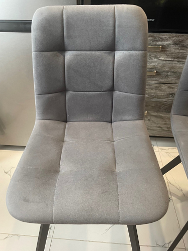 Комплект стульев Чилли 4 шт темно-серый / черный фото покупателя 19