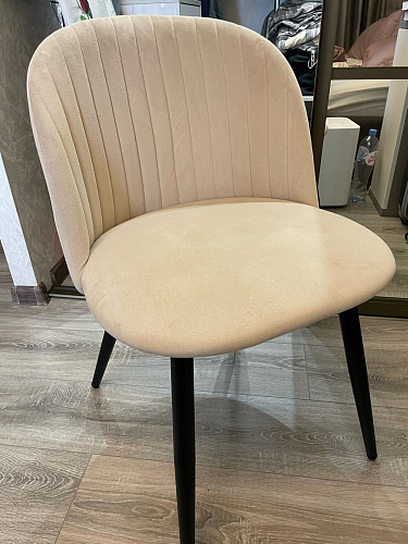 Стул на металлокаркасе Gabi 1 light purple / black фото покупателя 140