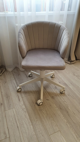 Компьютерное кресло Пард экокожа белый фото покупателя 144