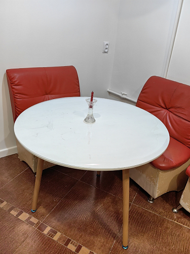 Стол Lorini 80 white / wood фото покупателя 14