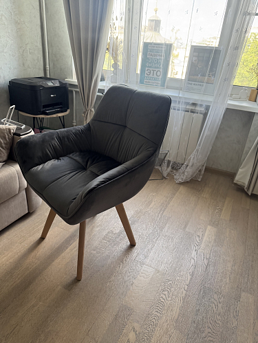 Кресло Soft темно-серое фото покупателя 1