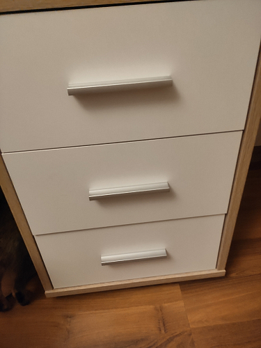 Стол компьютерный КСТ-16 бетон / белый фото покупателя 52