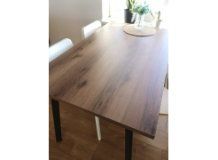 Стол Тринити Лофт 120 32 мм бетон / черный матовый фото покупателя 416