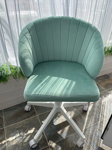 Компьютерное кресло Пард confetti silver серый / черный фото покупателя 146