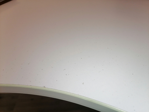 Письменный стол СПм-25 правый белый  - Уцененный экземпляр фото покупателя 20