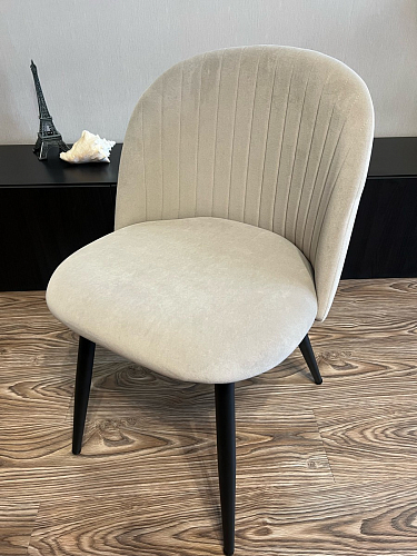 Стул на металлокаркасе Gabi latte / gold / black фото покупателя 822