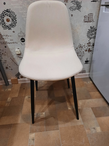 Стул на металлокаркасе Lilu 05 gray / white фото покупателя 27